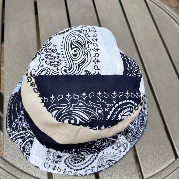 Handmade Reversible Bandana Bucket Hat/Sailing Boat&Bandanas SKU 88777 - Picture 6 of 16